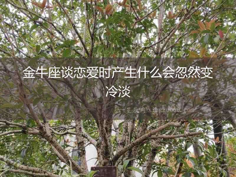 金牛座談戀愛時產生什么會忽然變冷淡