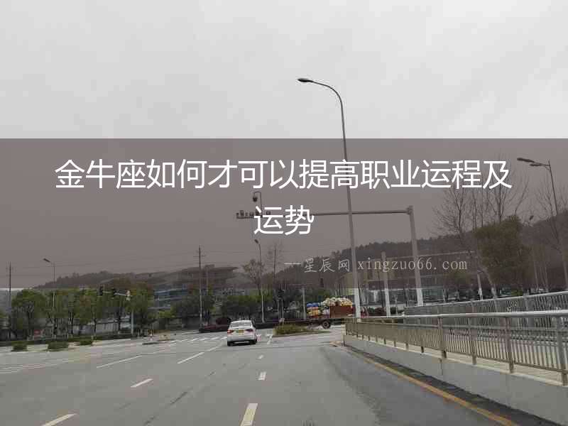 金牛座如何才可以提高職業運程及運勢