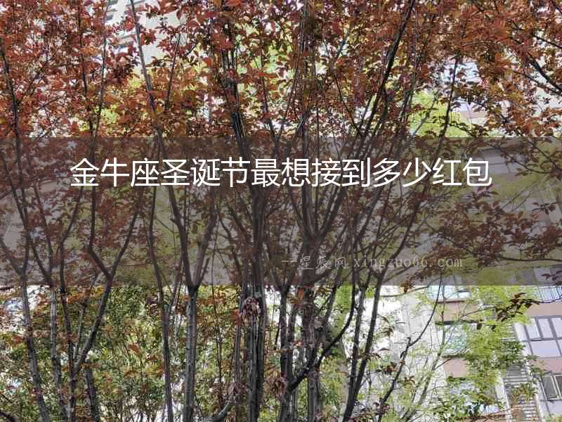 金牛座圣誕節(jié)最想接到多少紅包
