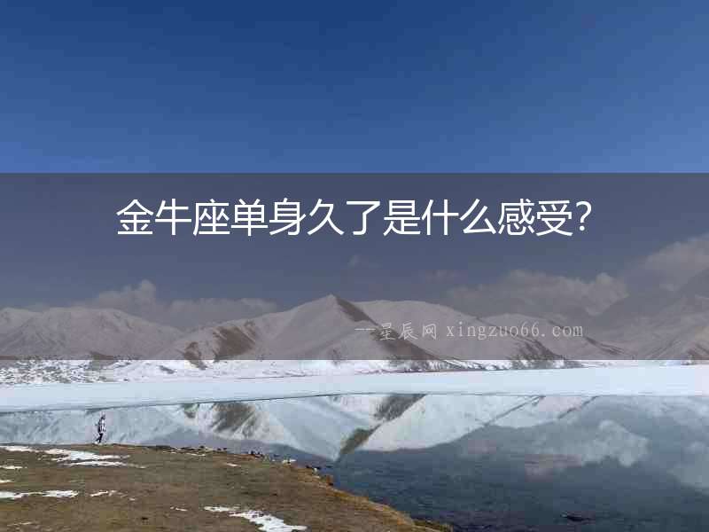 金牛座單身久了是什么感受？