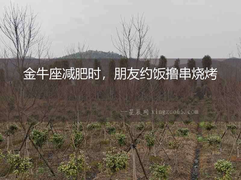 金牛座減肥時(shí)，朋友約飯擼串燒烤