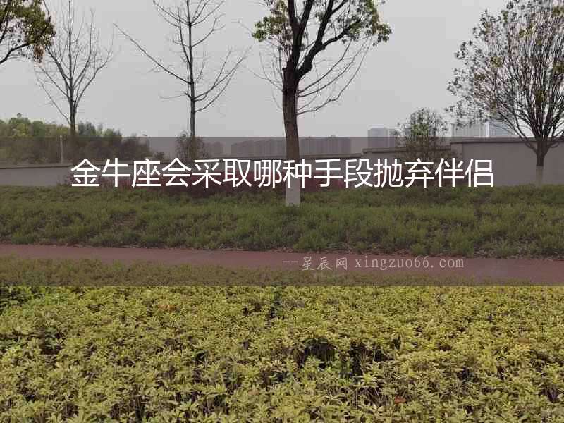 金牛座會采取哪種手段拋棄伴侶