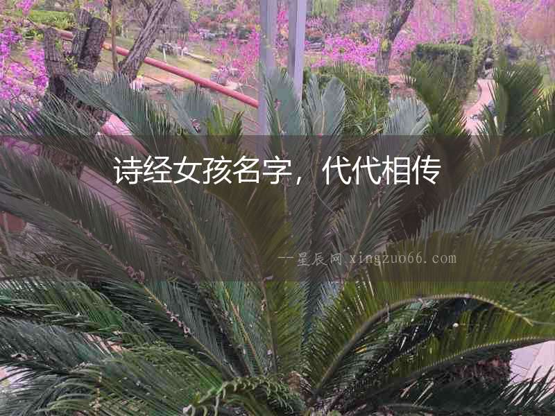 詩(shī)經(jīng)女孩名字，代代相傳
