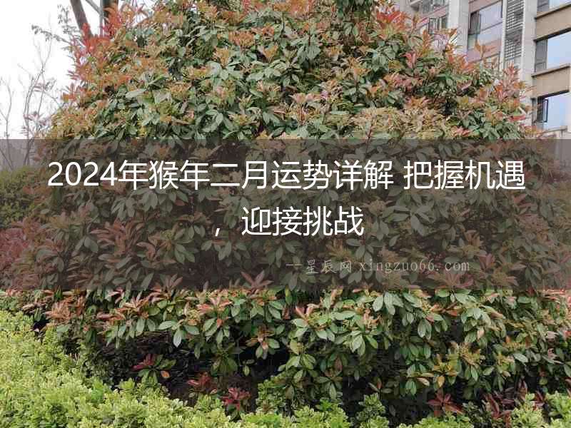 2024年猴年二月運勢詳解 把握機遇，迎接挑戰(zhàn)