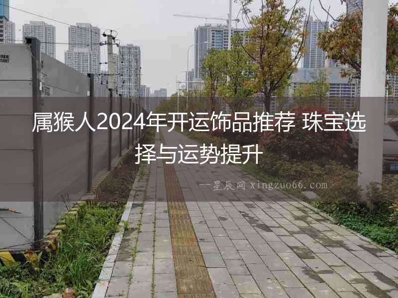 屬猴人2024年開運飾品推薦 珠寶選擇與運勢提升