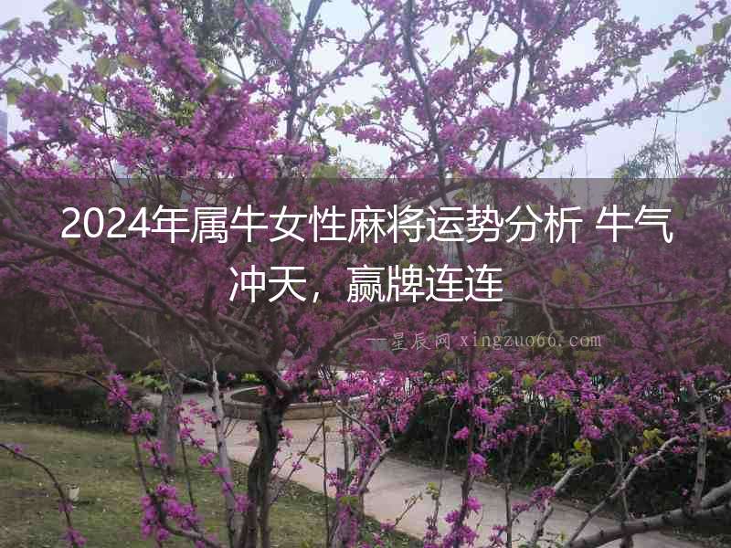 2024年屬牛女性麻將運勢分析 牛氣沖天，贏牌連連