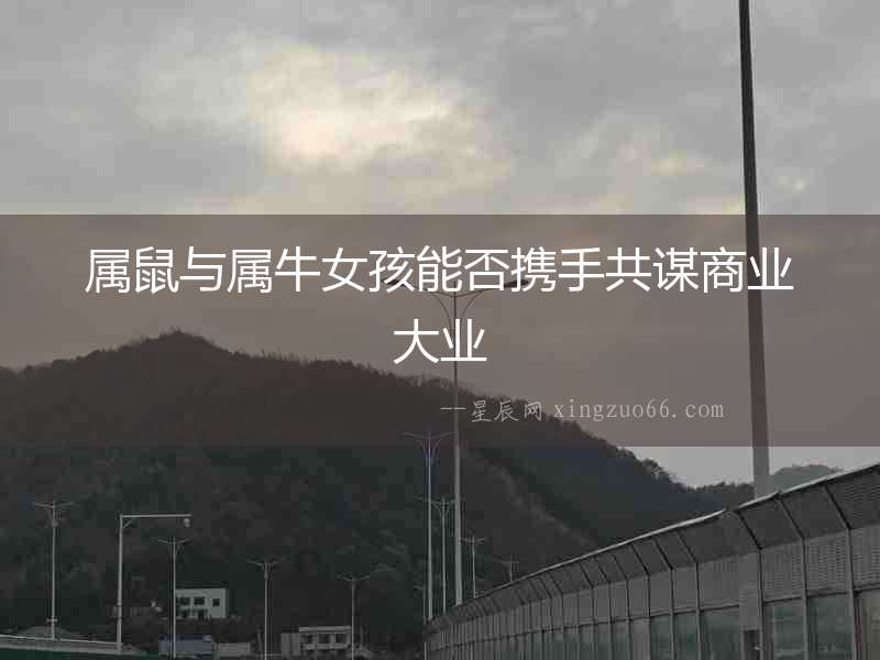 屬鼠與屬牛女孩能否攜手共謀商業大業