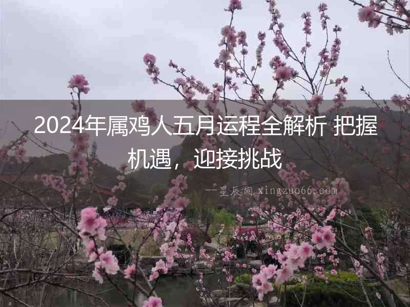 2024年屬雞人五月運(yùn)程全解析 把握機(jī)遇，迎接挑戰(zhàn)
