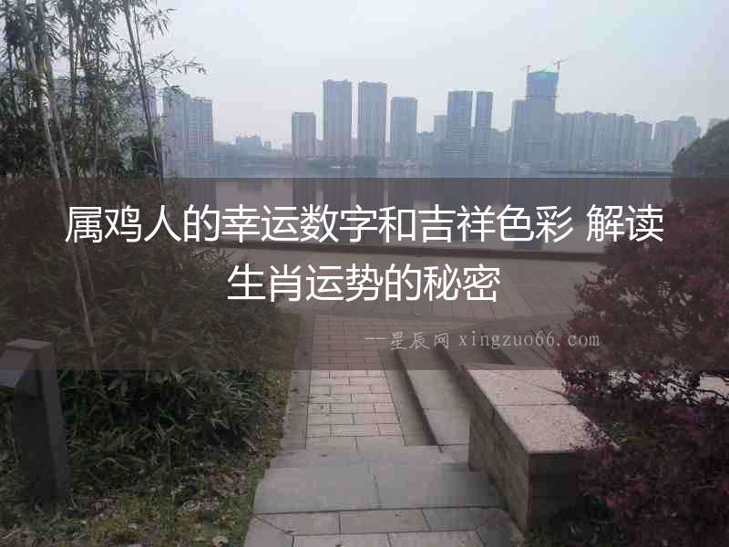 屬雞人的幸運數字和吉祥色彩 解讀生肖運勢的秘密