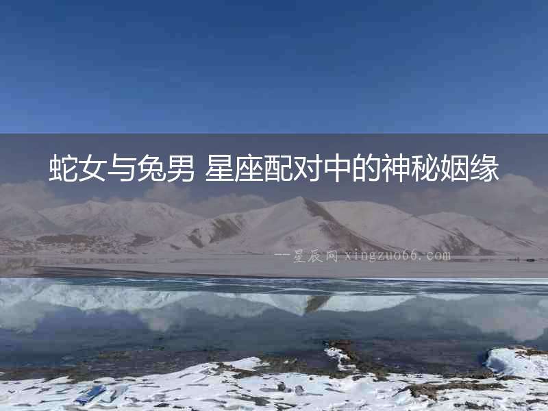 蛇女與兔男 星座配對(duì)中的神秘姻緣