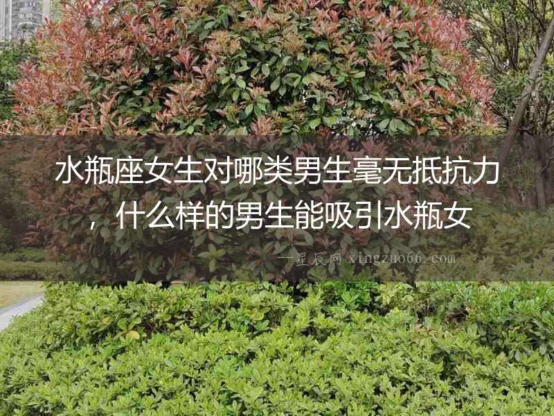 水瓶座女生對哪類男生毫無抵抗力，什么樣的男生能吸引水瓶女