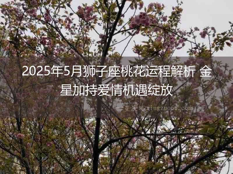 2025年5月獅子座桃花運程解析 金星加持愛情機遇綻放
