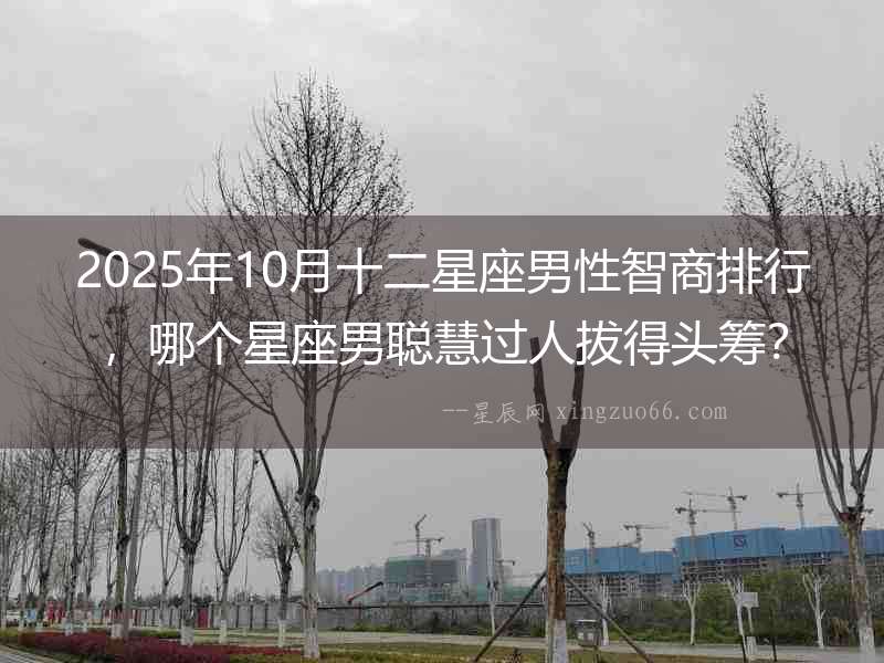 2025年10月十二星座男性智商排行，哪個(gè)星座男聰慧過(guò)人拔得頭籌？