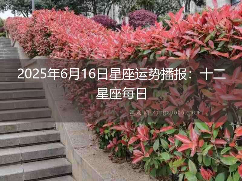 2025年6月16日星座運勢播報：十二星座每日
