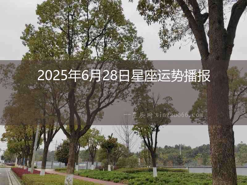 2025年6月28日星座運勢播報