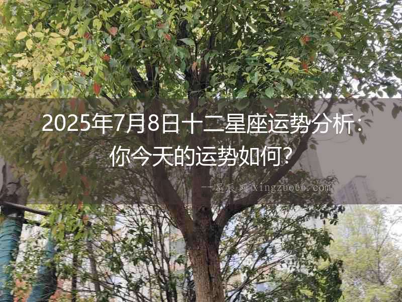2025年7月8日十二星座運(yùn)勢分析：你今天的運(yùn)勢如何？