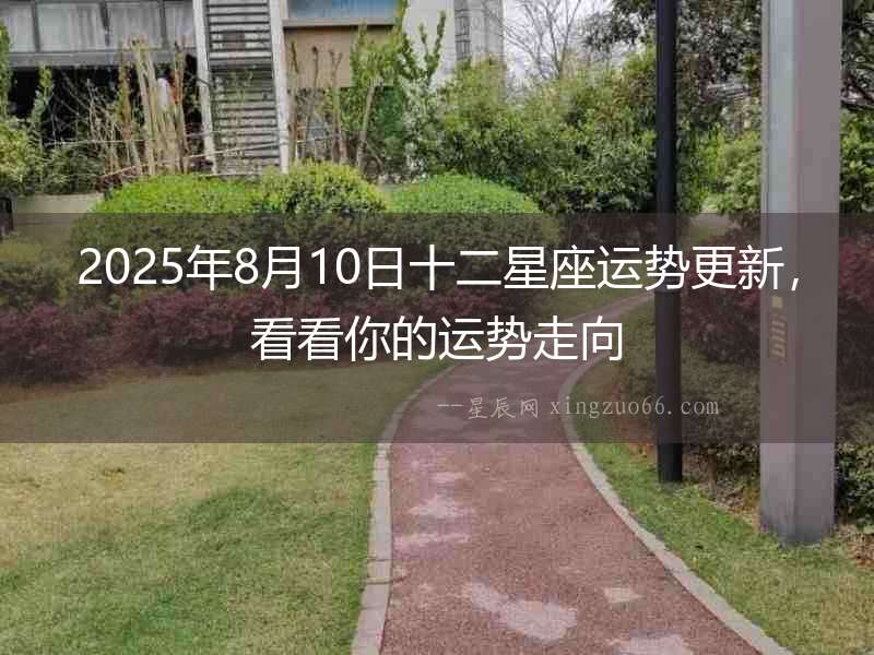 2025年8月10日十二星座運勢更新，看看你的運勢走向
