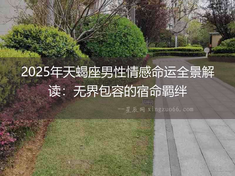 2025年天蝎座男性情感命運(yùn)全景解讀：無界包容的宿命羈絆