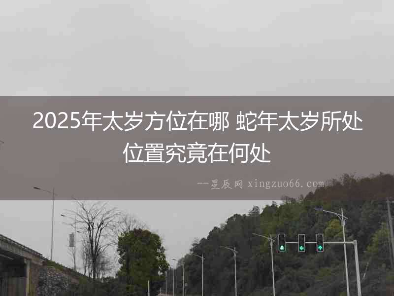 2025年太歲方位在哪 蛇年太歲所處位置究竟在何處