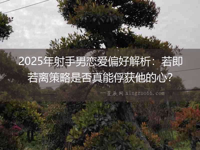 2025年射手男戀愛偏好解析：若即若離策略是否真能俘獲他的心？