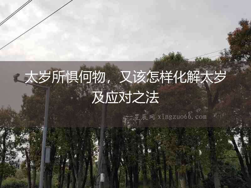 太歲所懼何物，又該怎樣化解太歲及應對之法